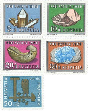 Schweiz 1960 - MICHEL 714/18 - Postfrisk