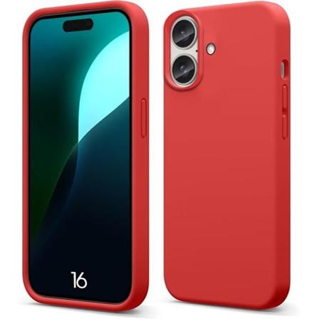 Fodral till iPhone 16 - Skyddande mjuk silikon Slim Lätt Anti-Scratch - Röd Röd