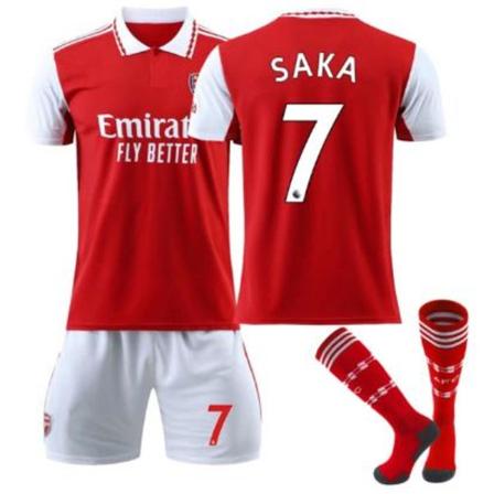 22-23 Arsenal Koti Lasten Jalkapalloasu No.7 Saka 12-13 vuotta