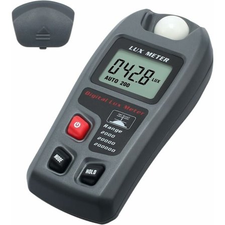 20000 FC/200000 Digital Lux Meter Digital Håndholdt Illuminans Ph