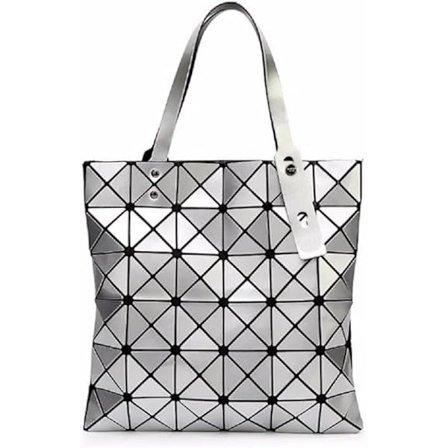 Väska Dam Vikt Geometrisk Rutig Väska Mode Casual Tote Dam Handväska Axelväska