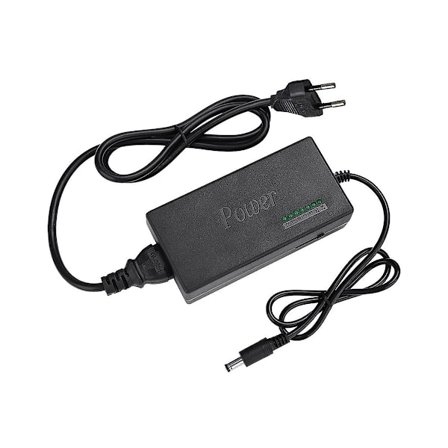 Diy elektrisk drill lader 7-trinns DC strømadapter 12-24v justerbar spenning hastighetsvariabel spenning Eu-plugg