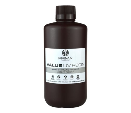 Prima Filaments PrimaCreator Value UV Resin Light Grey - 1000 ml