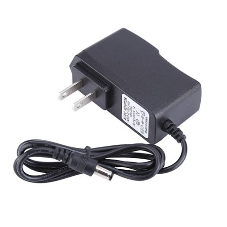 12V 1A 5,5 mm strømforsyning adapter lader
