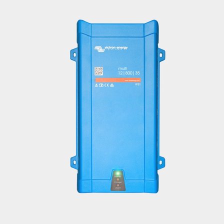 Inwerter / przetwornica z ładowarką Victron Multiplus, czysta sinusoida, 12 V - 230 V, 700 W (800 VA) - Jachtowa