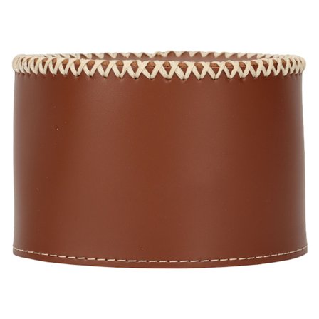 Beskyttelsesetui til gastank i PU-læder - Brændstofbeholder - Opbevaringspose til udendørs camping - Mørkebrun