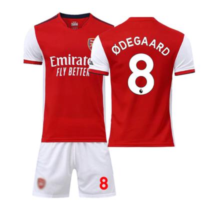22 Arsenal Hemma Nr 8 Fotboll Vuxen Träningsdräkt Martin Odegaard S(160-170)