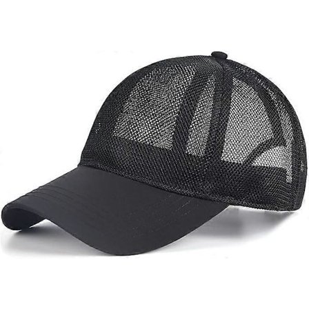 Oversized baseball mesh kasket, åndbar kølig løbekasket, justerbar sommerhat til store hoveder HYZ