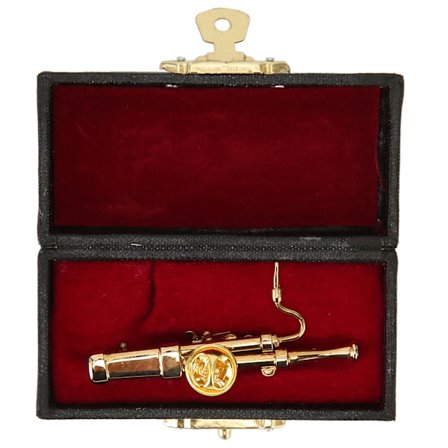 Miniatyr Fagott Utsökt Färg Elegant Stark Hållbar Metall Hög Simulering Mini Fagott Modell för Bord Hylla Skåp