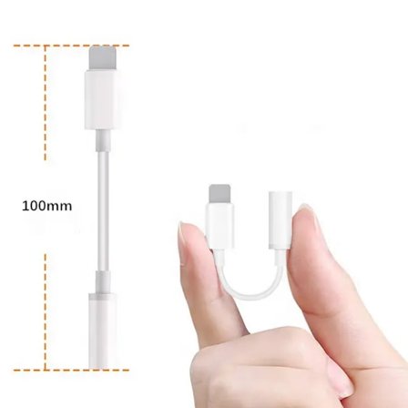 Lightning till 3.5 mm adapter - Passar alla iPhone modeller