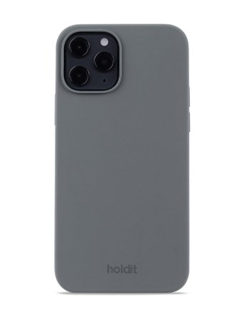 Holdit Silicone Case Space Gray - Grey - IPHONE 12-12PRO