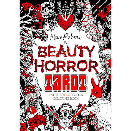 The Beauty of Horror: Tarot Coloring Book 9798887240374