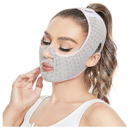Skjønnhetsmaske for ansiktsforming under søvn, V-linje ansikts slankemaske, Hakestropp, Ansiktsløftebelte, Oppstrammende hud, Skjønnhetsmasker for 