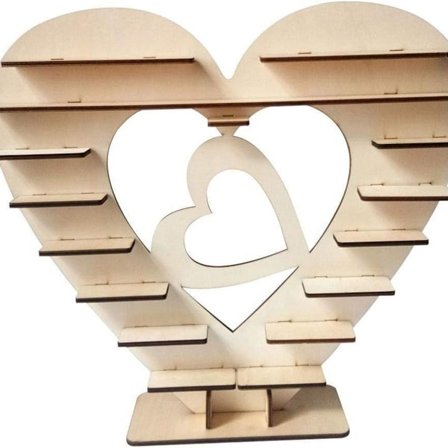 Ferrero Rocher sjokolade hjerteformet godteri displaystativ KLB