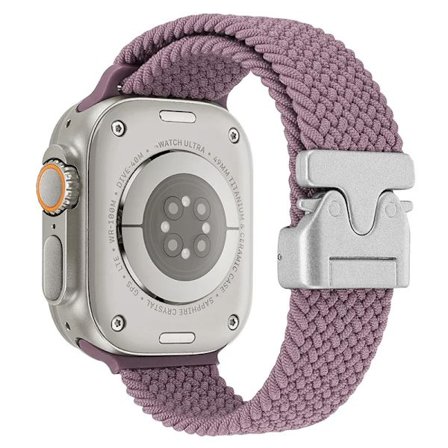 Fallskärm Nylon Armband kompatibelt Apple Watch Ultra 2 10 9 8 7 6 5 4 SE Flätat Tåligt Armband iWatch 49mm 46mm 45mm 42mm 44mm 40/41mm
