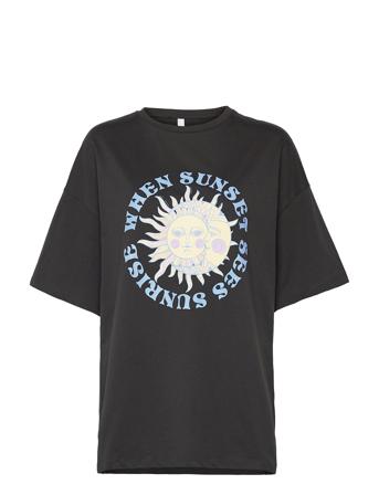 Onljoyfull Rainbow T-Shirt Nn Black ONLY