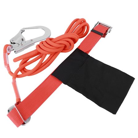 Utendørs Klatring Camping Enkelt Midjebelte Sikkerhetsbelte Stor Krok Høyde Sikring