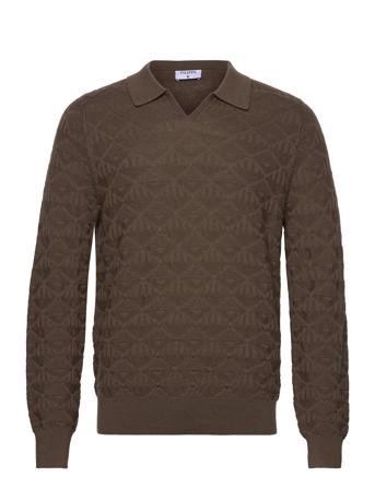 Triangle Structure Polo Filippa K Khaki Green