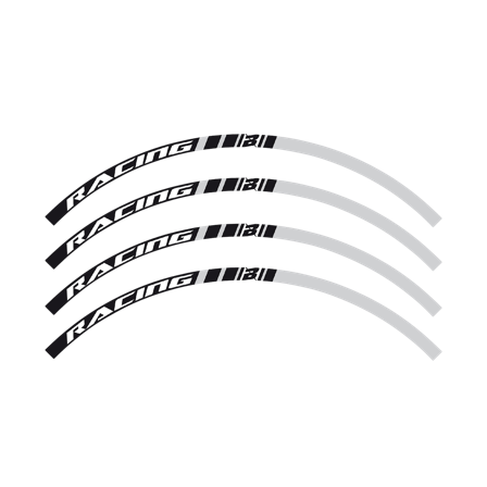 Velgstickers Blackbird Verschillende Groen