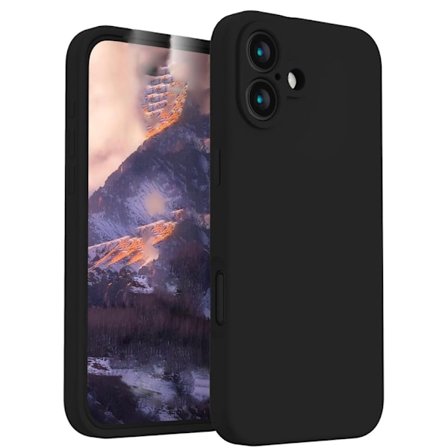 iPhone 16 Plus Svart Matt Hårt Skal