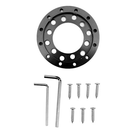 70mm Ratt Adapterplate Profesjonell Aluminium Racing Bil Gaming Ratt Adapter for Logitech G25 G27