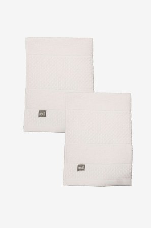 Redlunds - Spa frotté 50x70 2-pak - Hvid - Håndklæder - 50X70 - Fra Homeroom
