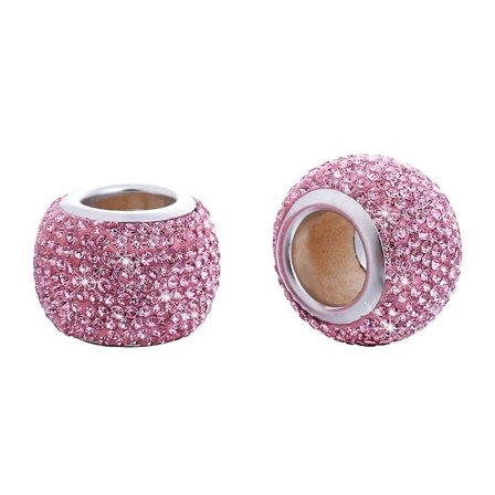 2 Stk Bil Nakkestøtte Kraver Dekorering Ringe PINK