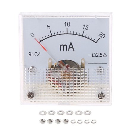 DC Amp Meters Analog panelmätare 0-300MA