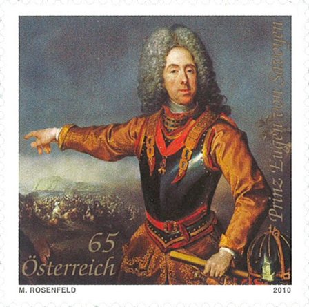 Østrig 2010 - Prinz Eugen - Postfrisk frimærke