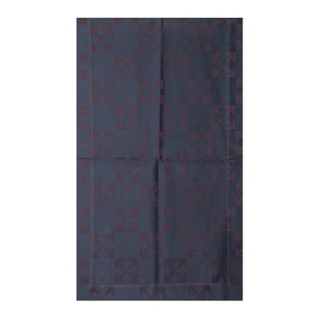 Off White Silky Scarves blå, Herr Halsdukar, Herr, Storlek: ONE SIZE