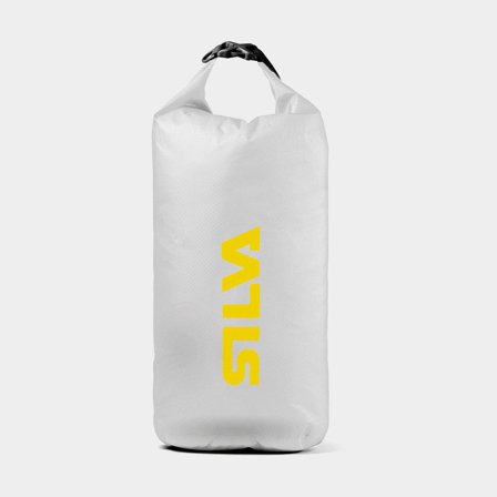 Drybag / sac étanche Silva TPU, 70D, 3 litres, avec support pour lampe frontale, transparent/jaune