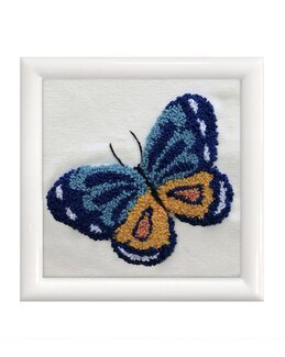 Punch Needle Kit Schmetterling