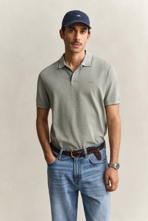 GANT Herren Zweifarbiges Poloshirt (M) Grün