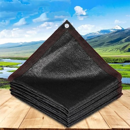 Svart skygge-nett UV-beskyttelse solseil, drivhus vindskjerm