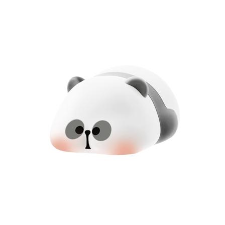 Silikoninen Panda Y valo Lastenhuoneen Sisustukseen 1200Mah 3-Vaihteisella Kirkkausasetuksella Unilamppu Kosketuslamppu