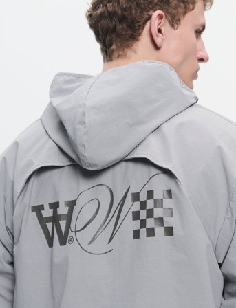 WOOD WOOD Wwcao Tech Hoodie - Grey - L