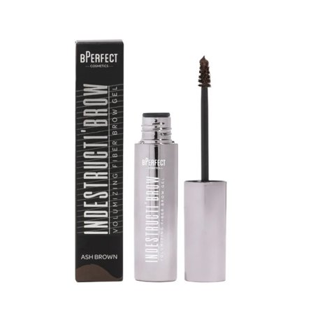 BPERFECT Indestructi'Brow - Brow Fiber Gel Mascara Ash Brown 8ml - Gel e mascara sopracciglia