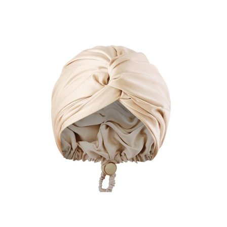 Satin Cap Silkeslen Satin Bonnet BEIGE