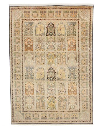 Kashmir Ren Silke Teppe 200X291 Silke, India