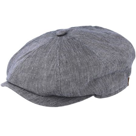 Stetson - Grå flatcap Keps - Hatteras Linen Sonstige Flatcap @ Hatstore