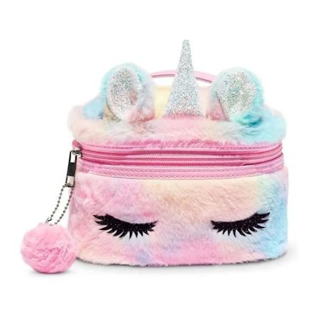 【PP】Flerfarvet Enhjørning Håndtaske (Makeup Taske) med Stor Kapacitet