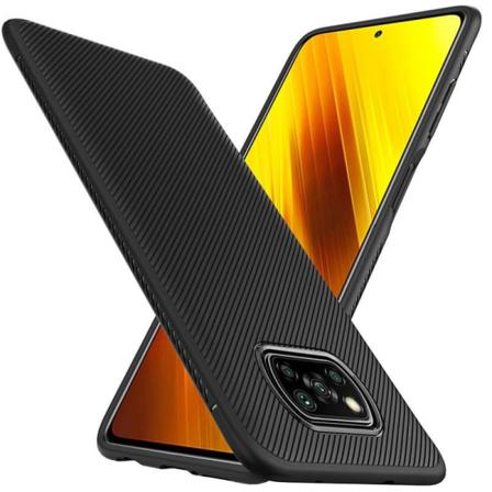 Xiaomi Poco X3 Nfc Stöttåligt Skal Fullcarbon V3 Svart