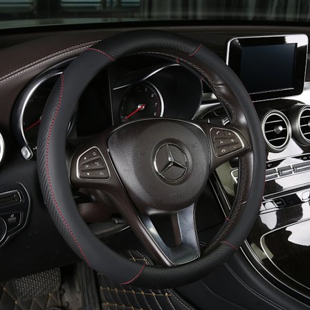 Rattkåpa i kolfiber med nappasömmar och omvänd sömteknik, lämplig för 14 tum - 15 tum