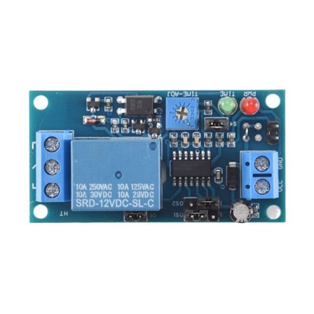 12V DC Fördröjningsrelä På/Av Strömbrytarmodul med Timer