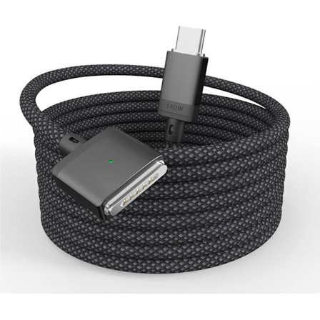 USB-C till Magnetisk 3-kabel Kompatibel med Magsafe Laddningskabel för 14” 16” MacBook Pro 2024 M3 Pro & Max, MacBook Air 2022 M2, Pro 2023 M2 Pro &