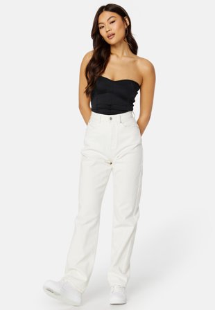 BUBBLEROOM Straight High Waist Jeans Klær