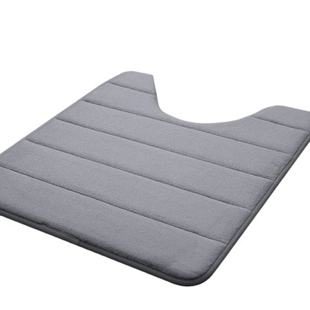 U-formad minnesskum toalettbadmatta minnesskummattor