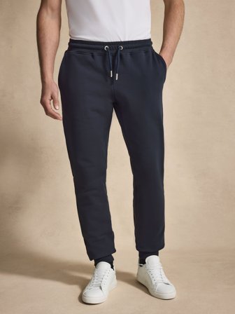 John Henric Men's Marineblå Joggebukser Size L