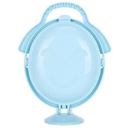 Bærbar Flerlags Fruktskål Moderne Oppbevaringskurv for Stue Blå