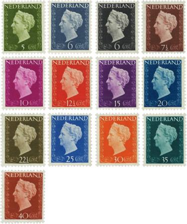 Holland 1947-1948 - NVPH 474-486 - Postfrisk
